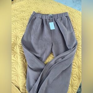 Lovers and Friends Brown Sweats with cutouts